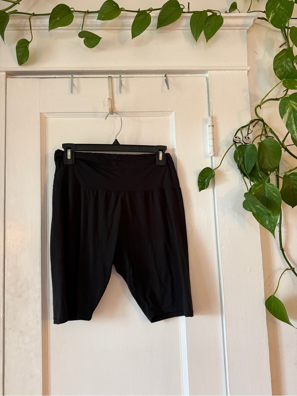 Women's Black Athletic Bike Shorts size XL